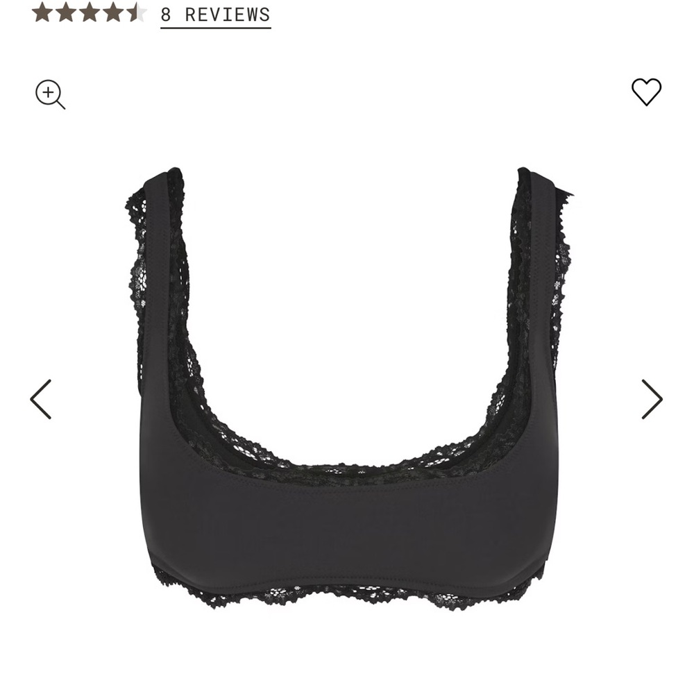 Skims Fits Everybody Lace Square Bralette